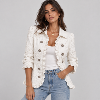 Provence | Veste florale brodée