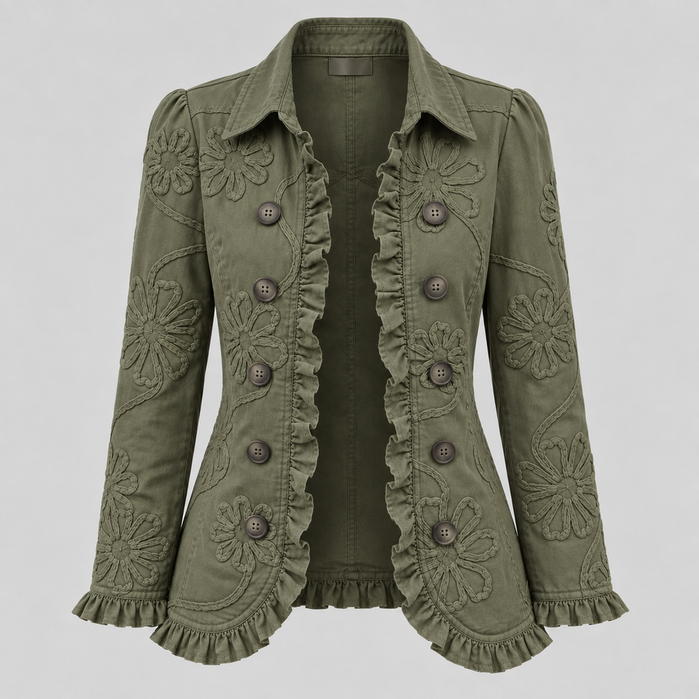 Provence | Veste florale brodée