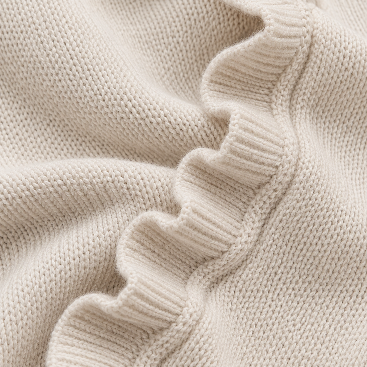 Méribel | Veste en maille à volants