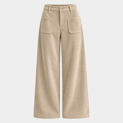 Côtelé | Pantalon Large
