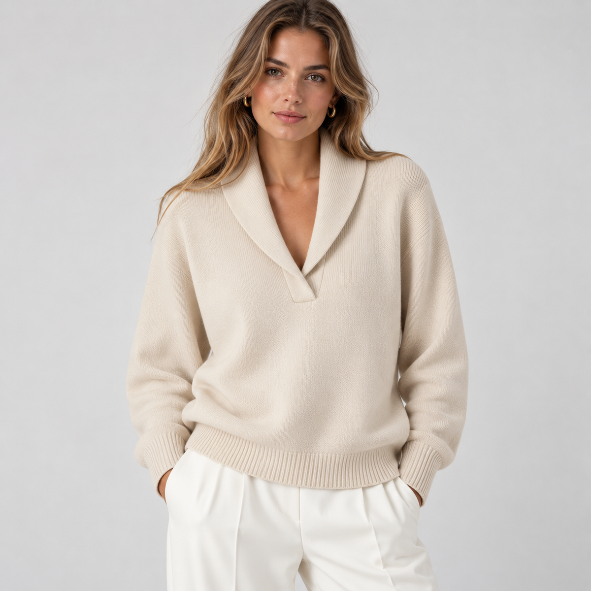 Tricot | Pull à Col Châle