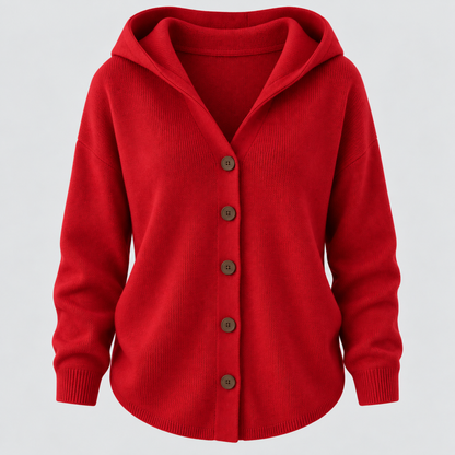 Douceur | Cardigan en Maille à Capuche