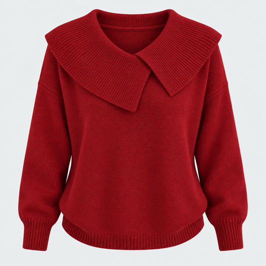 Revers | Pull en Maille à Col Large